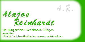 alajos reinhardt business card
